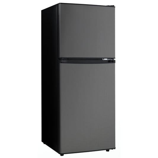 Danby 133L Black Stainless Steel 2-Door Compact Fridge - DCR047A1BBSL