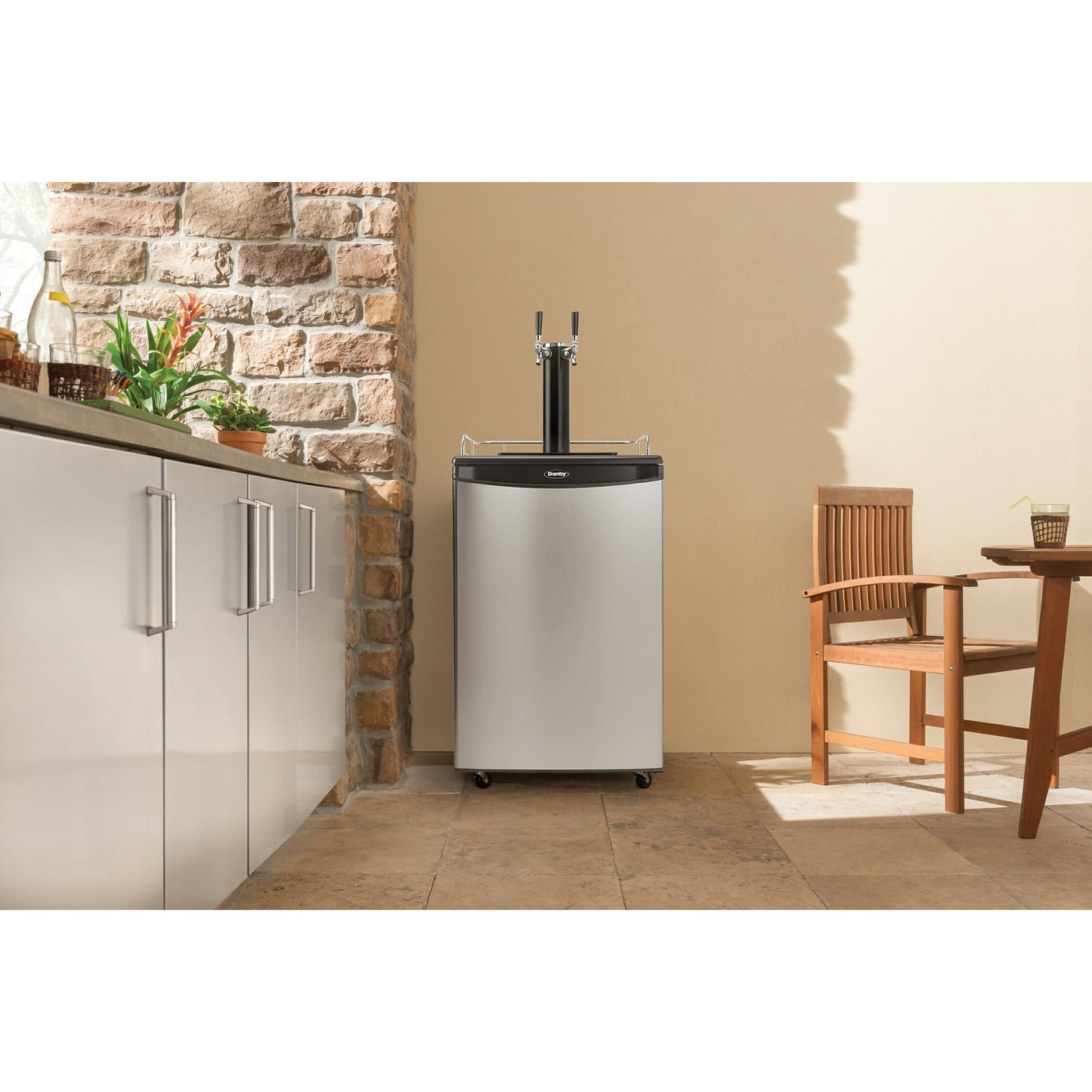 Danby 153L Stainless Steel Single-Tap Kegerator - DKC054A1BSLDB
