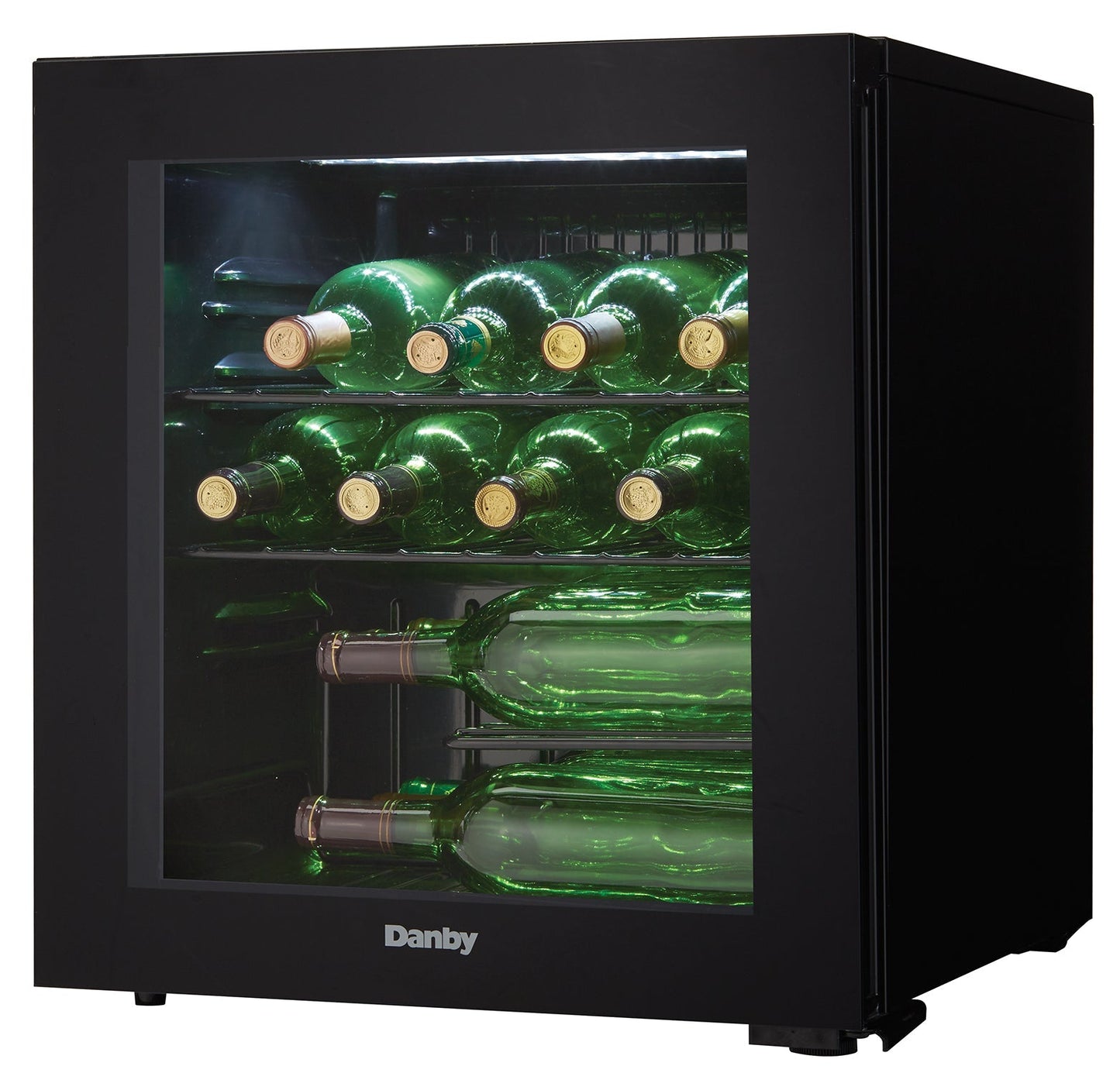 Danby 16-Bottle Black Free-Standing Wine Cooler - DWC018A1BDB