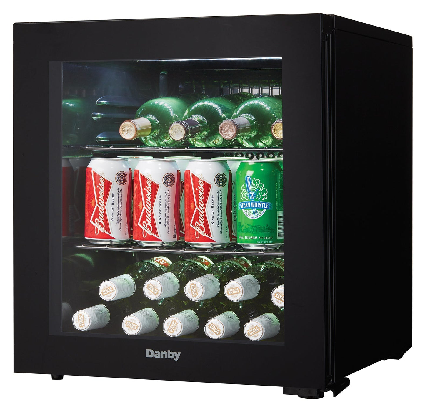 Danby 16-Bottle Black Free-Standing Wine Cooler - DWC018A1BDB