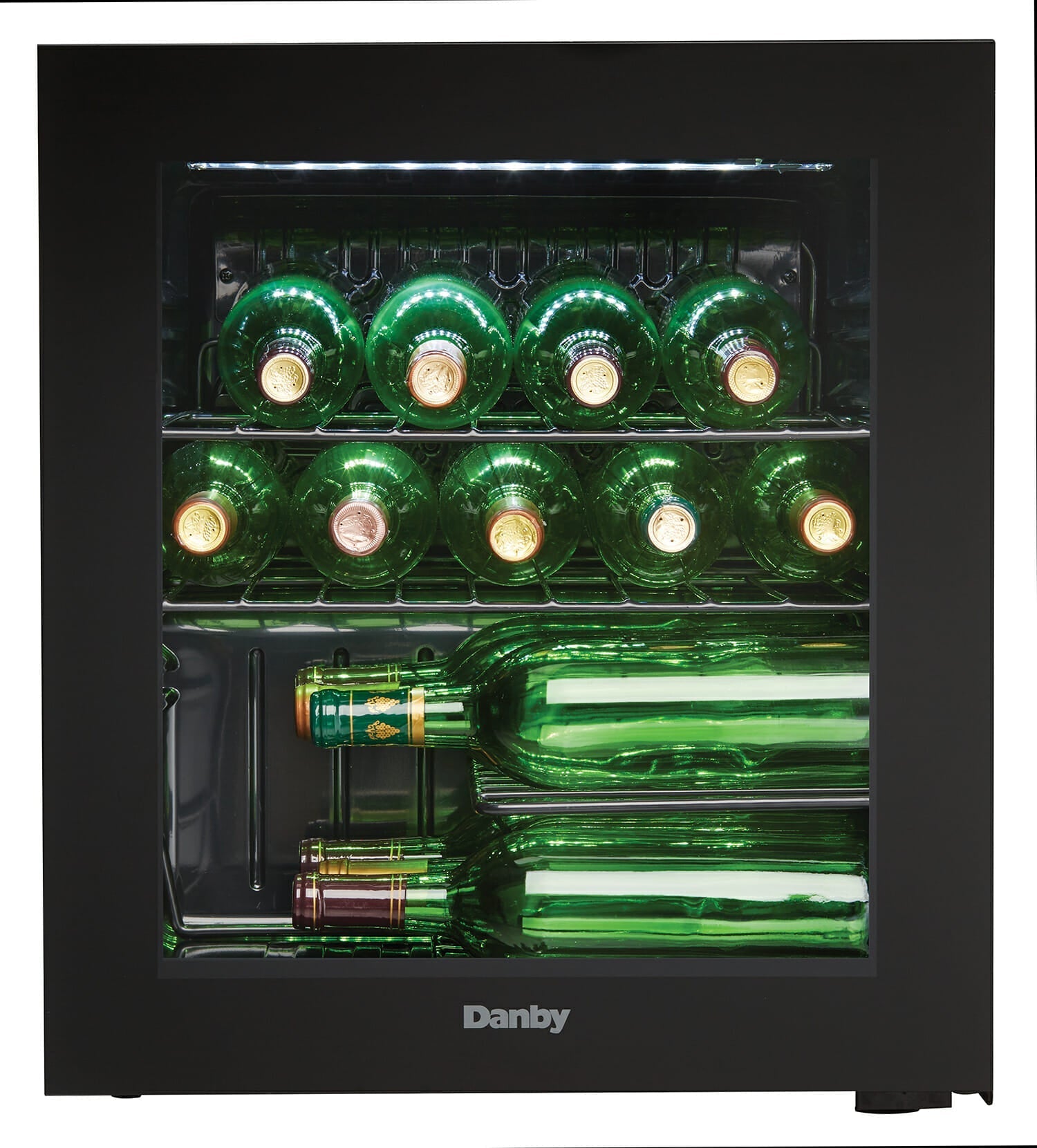 Danby 16-Bottle Black Free-Standing Wine Cooler - DWC018A1BDB