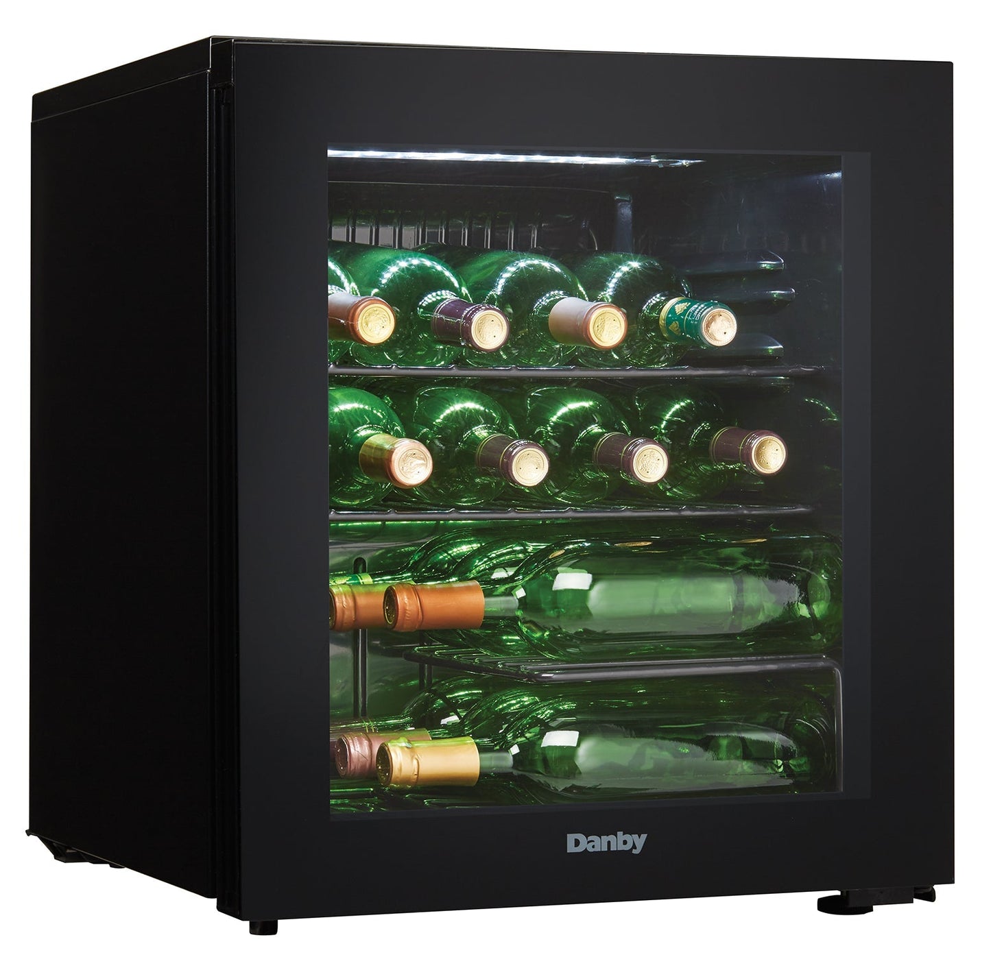 Danby 16-Bottle Black Free-Standing Wine Cooler - DWC018A1BDB