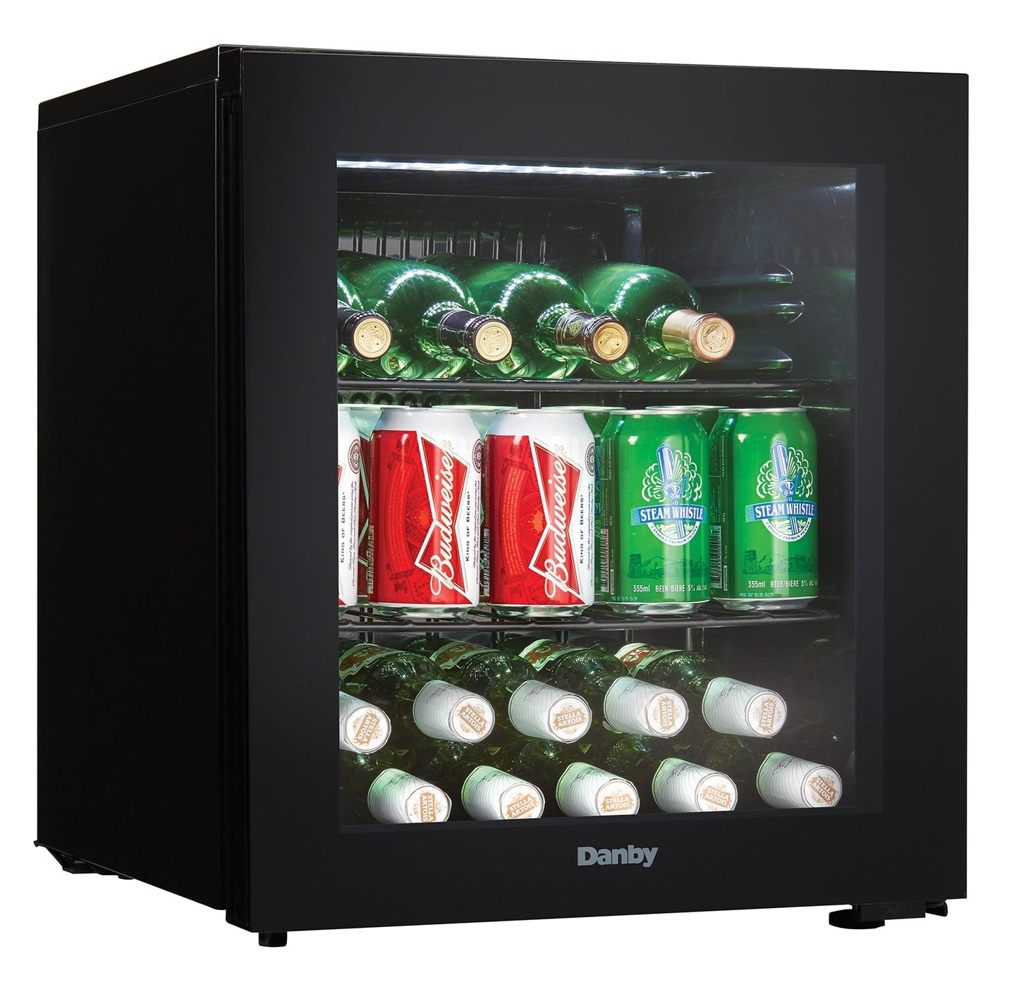 Danby 16-Bottle Black Free-Standing Wine Cooler - DWC018A1BDB