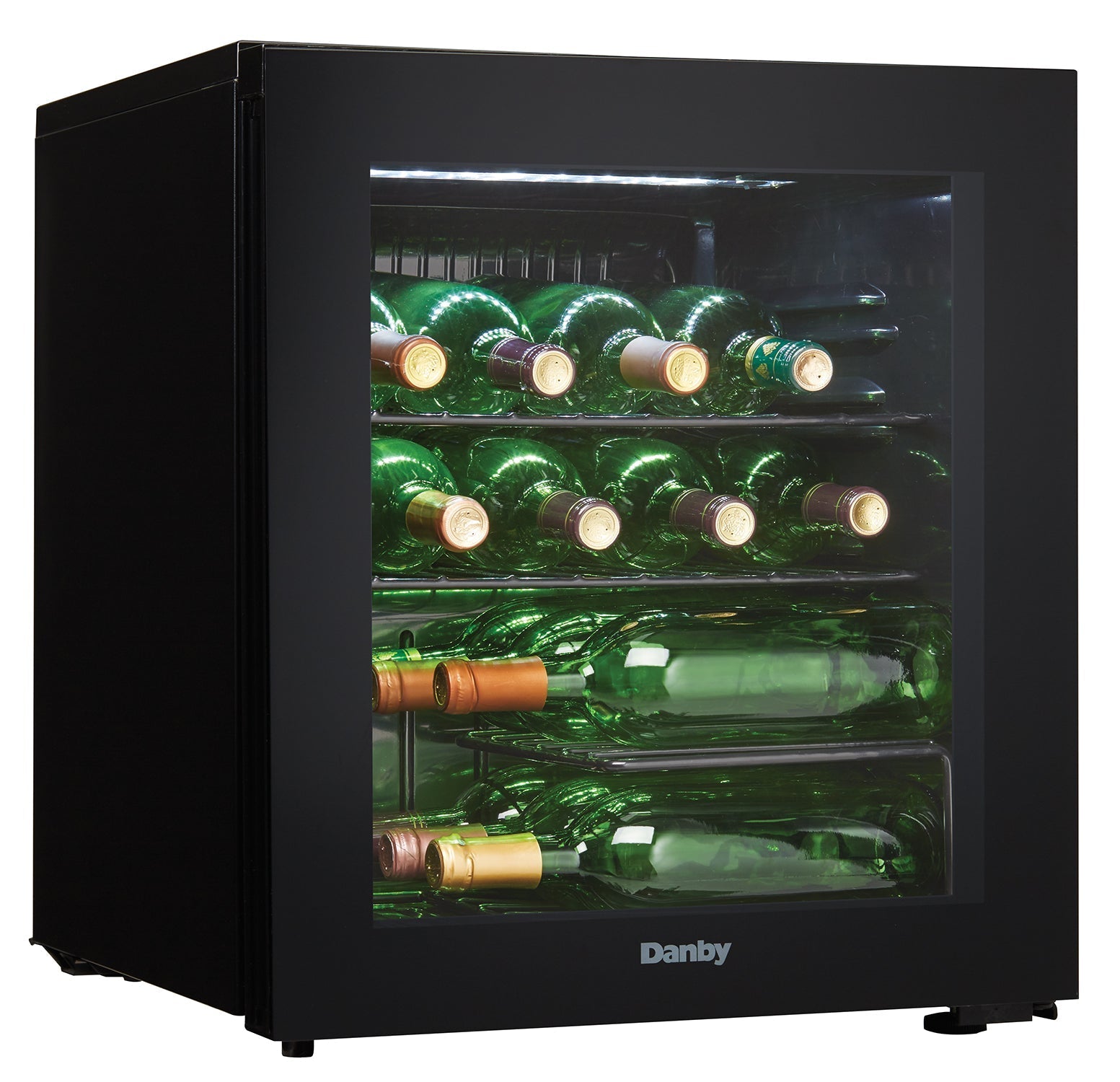 Danby 16-Bottle Black Free-Standing Wine Cooler - DWC018A1BDB