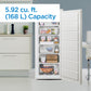 Danby 168L White Upright Freezer - DUFM060B1WDB