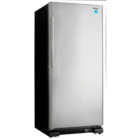 Danby 17 CuFt. Stainless Steel Designer Apartment Size Fridge - DAR170A3BSLDD