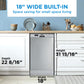 Danby 18" Stainless Steel Built-in Dishwasher - DDW18D1ESS