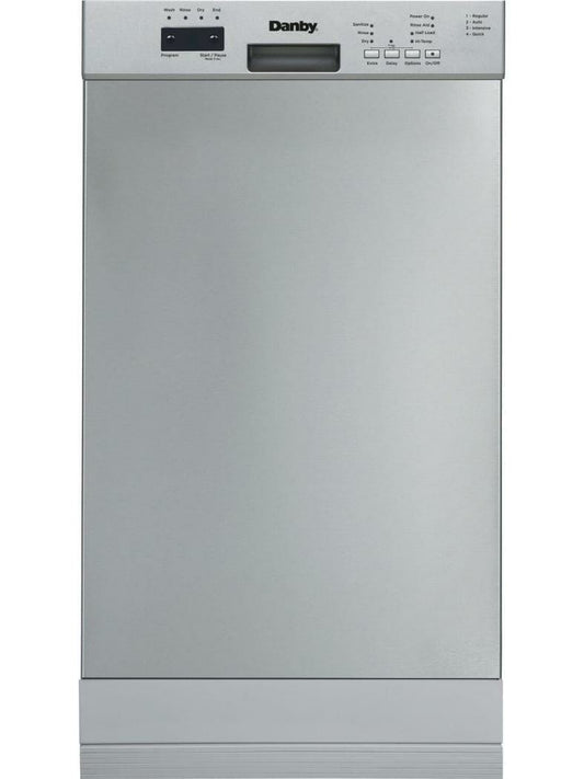 Danby 18" Stainless Steel Built-in Dishwasher - DDW18D1ESS