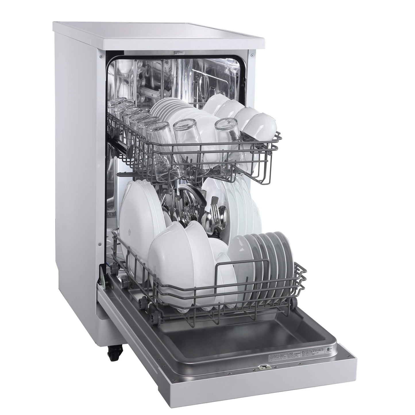 Danby 18" White Portable Dishwasher - DDW1805EWP