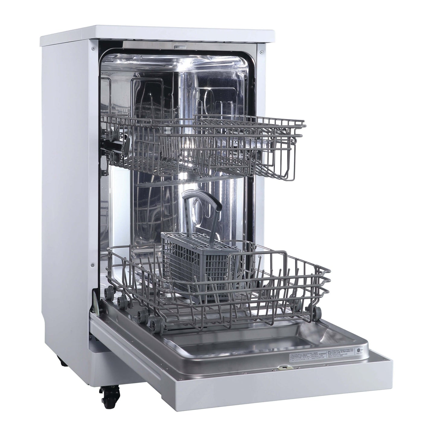 Danby 18" White Portable Dishwasher - DDW1805EWP