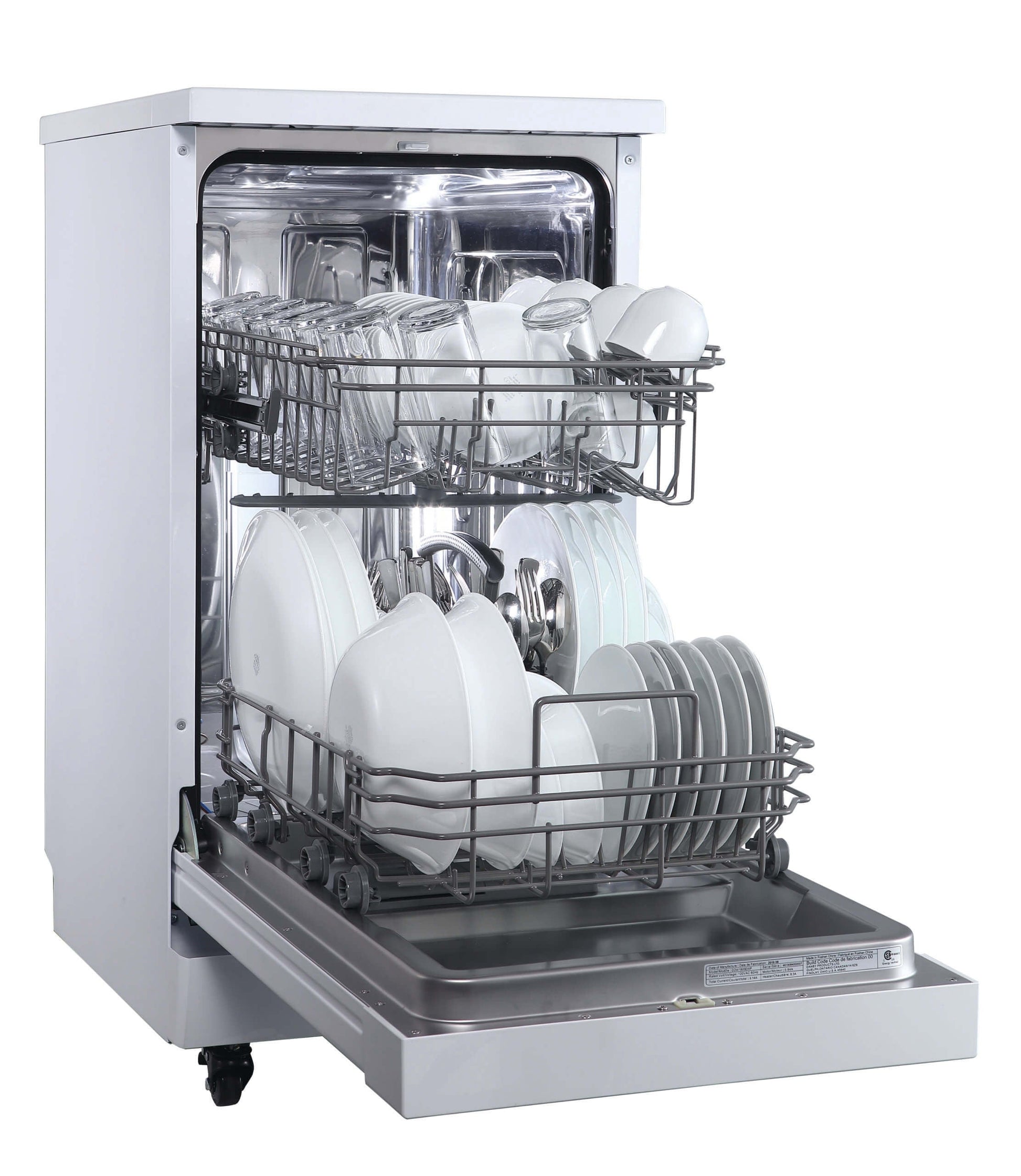 Danby 18" White Portable Dishwasher - DDW1805EWP