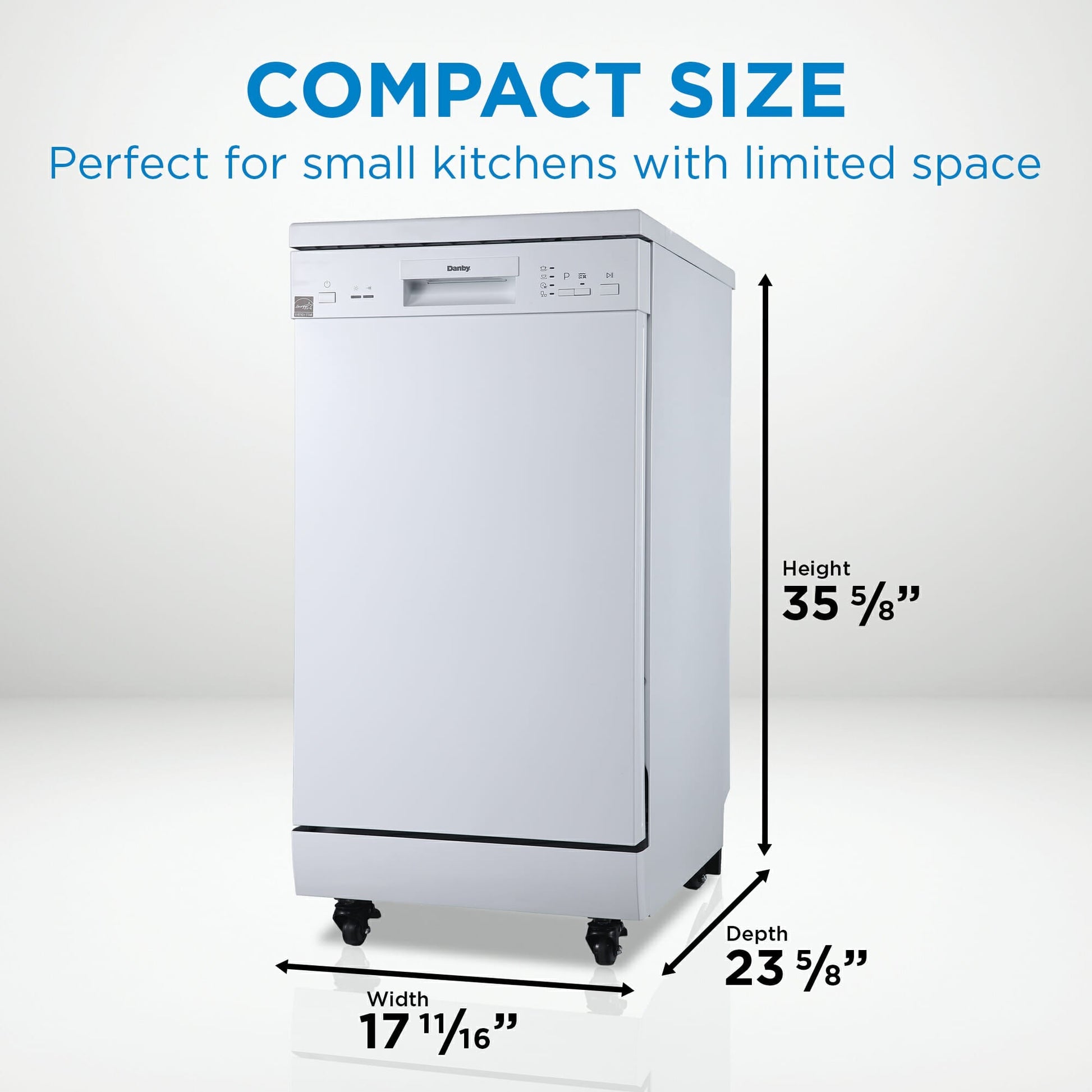 Danby Small White Dishwasher Danby 18