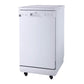 Danby 18" White Portable Dishwasher - DDW1805EWP