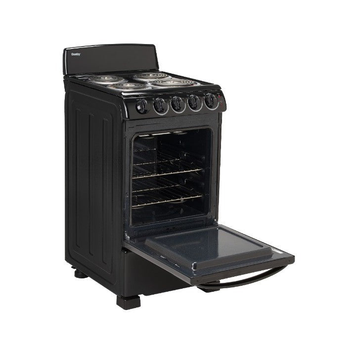 Danby 20" Black 4-Burner Electric Range - DER202B