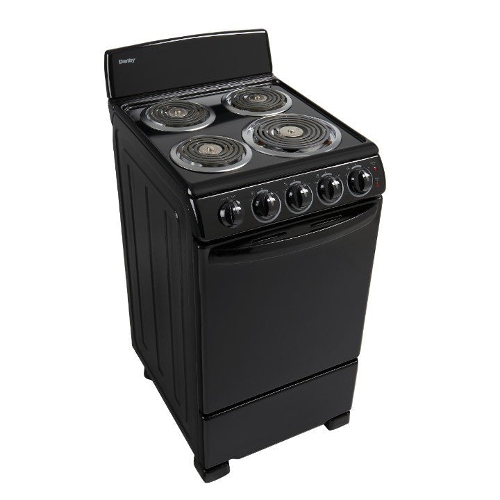 Danby 20" Black 4-Burner Electric Range - DER202B