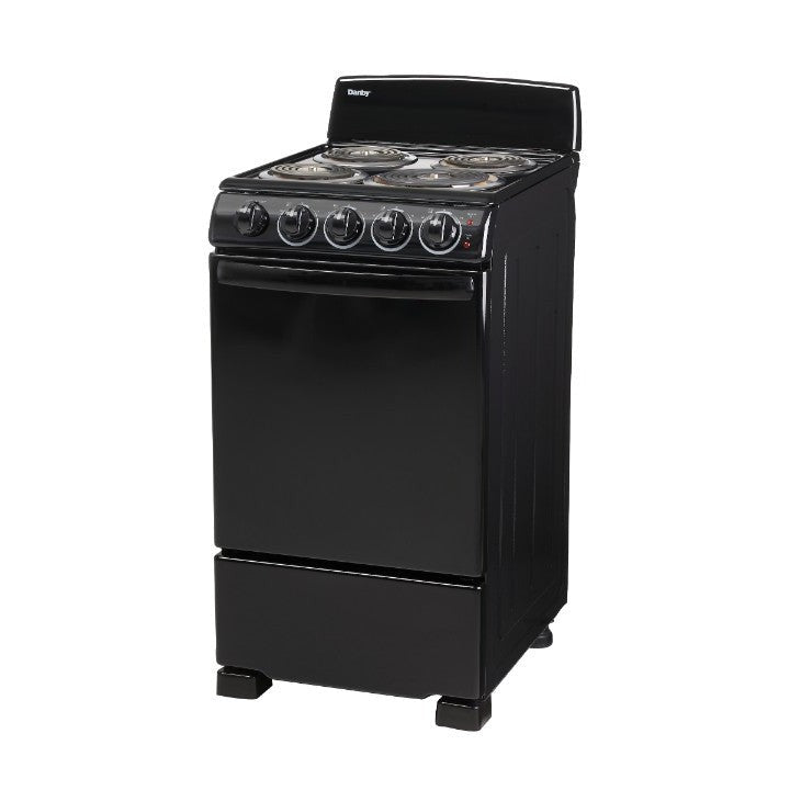 Danby 20" Black 4-Burner Electric Range - DER202B