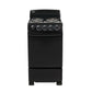 Danby 20" Black 4-Burner Electric Range - DER202B