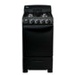 Danby 20" Black 4-Burner Gas Range - DR202BGLP