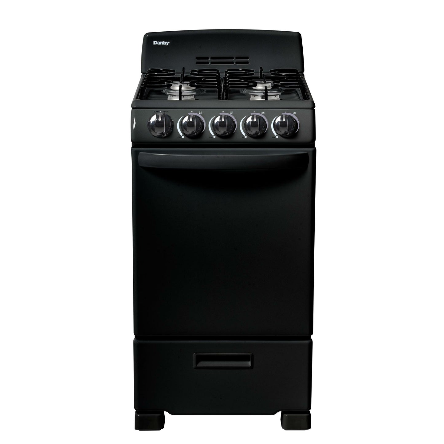 Danby 20" Black 4-Burner Gas Range - DR202BGLP