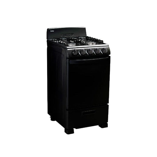 Danby 20" Black 4-Burner Gas Range - DR202BGLP