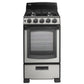 Danby 20" Stainless Steel 4-Burner Gas Range - DR202BSSGLP