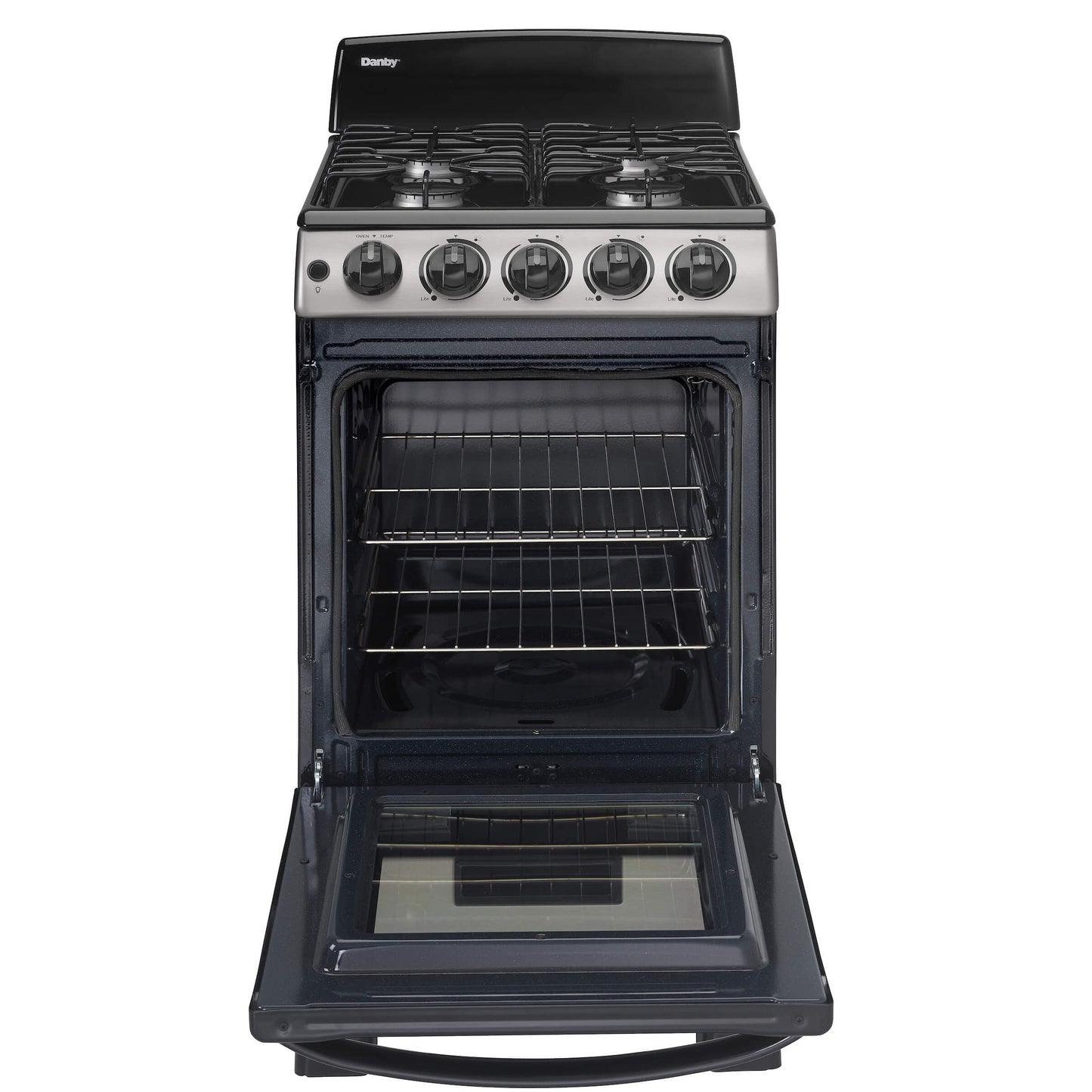 Danby 20" Stainless Steel 4-Burner Gas Range - DR202BSSGLP