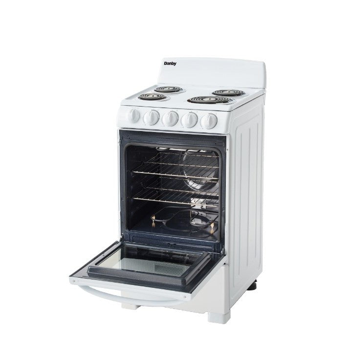 Danby 20" White 4-Burner Electric Range - DER202W