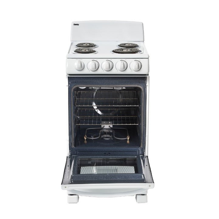 Danby 20" White 4-Burner Electric Range - DER202W