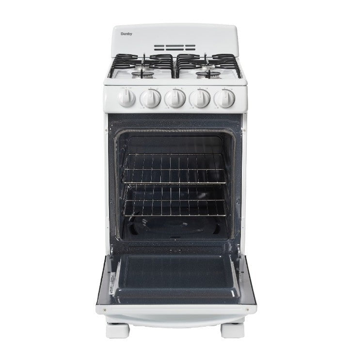 Danby 20" White 4-Burner Gas Range - DR202WGLP