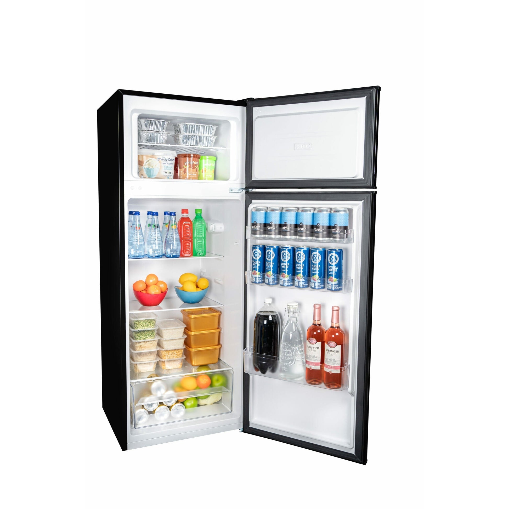 Danby 210L Black Apartment Size Top Mount Fridge - DPF074B2BDB-6
