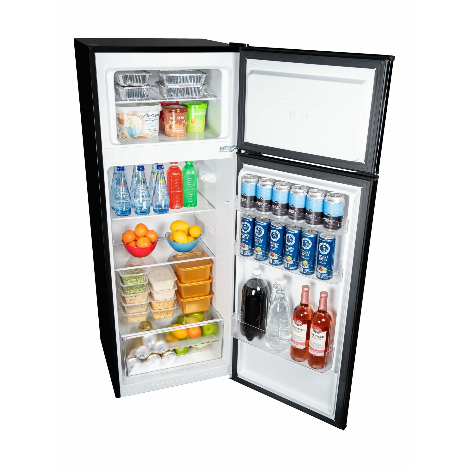 Danby 210L Black Apartment Size Top Mount Fridge - DPF074B2BDB-6