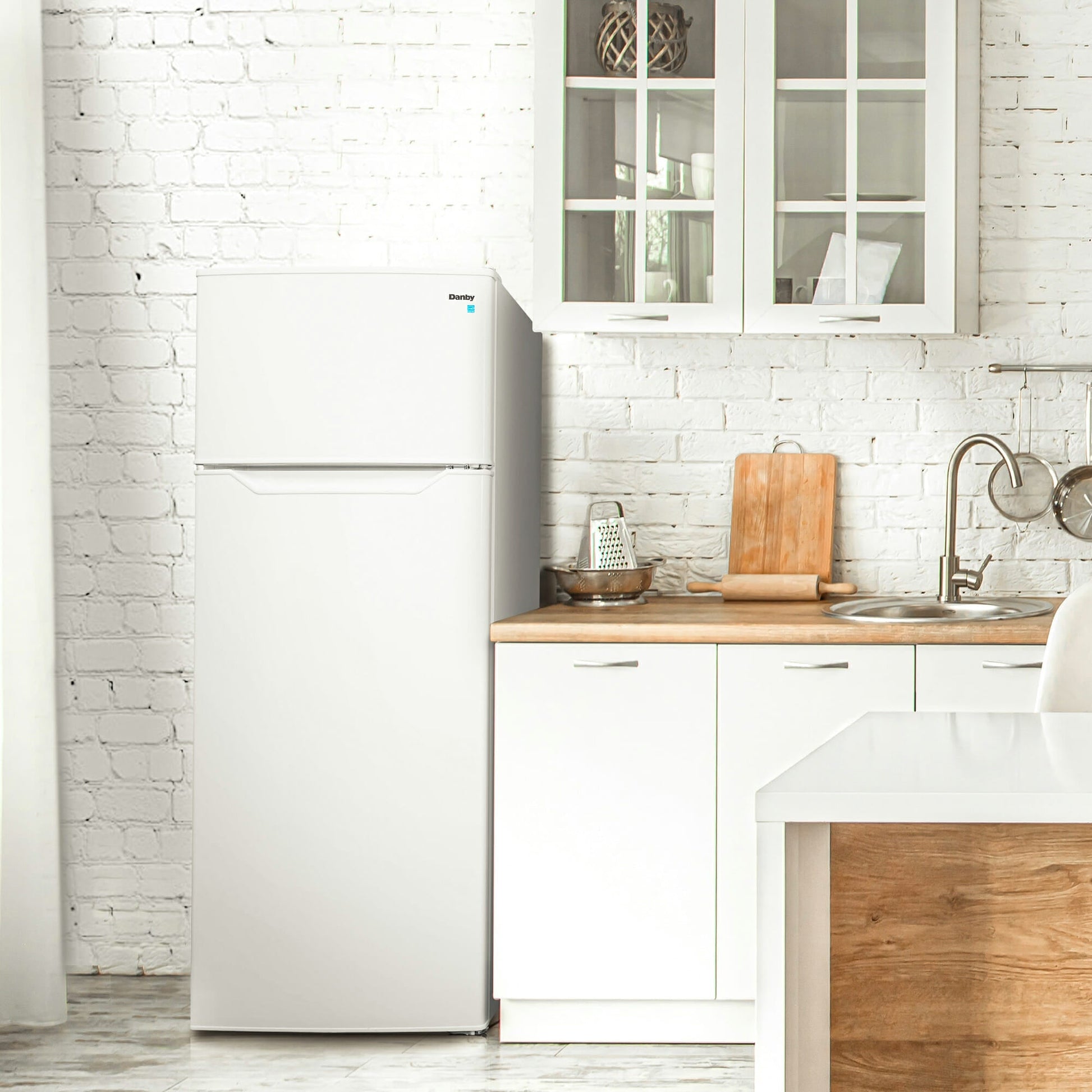 Danby 210L White Apartment Size Top Mount Fridge - DPF074B2WDB-6