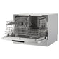 Danby 22" Silver 6-Place Setting Portable Countertop Dishwasher - DDW631SDB