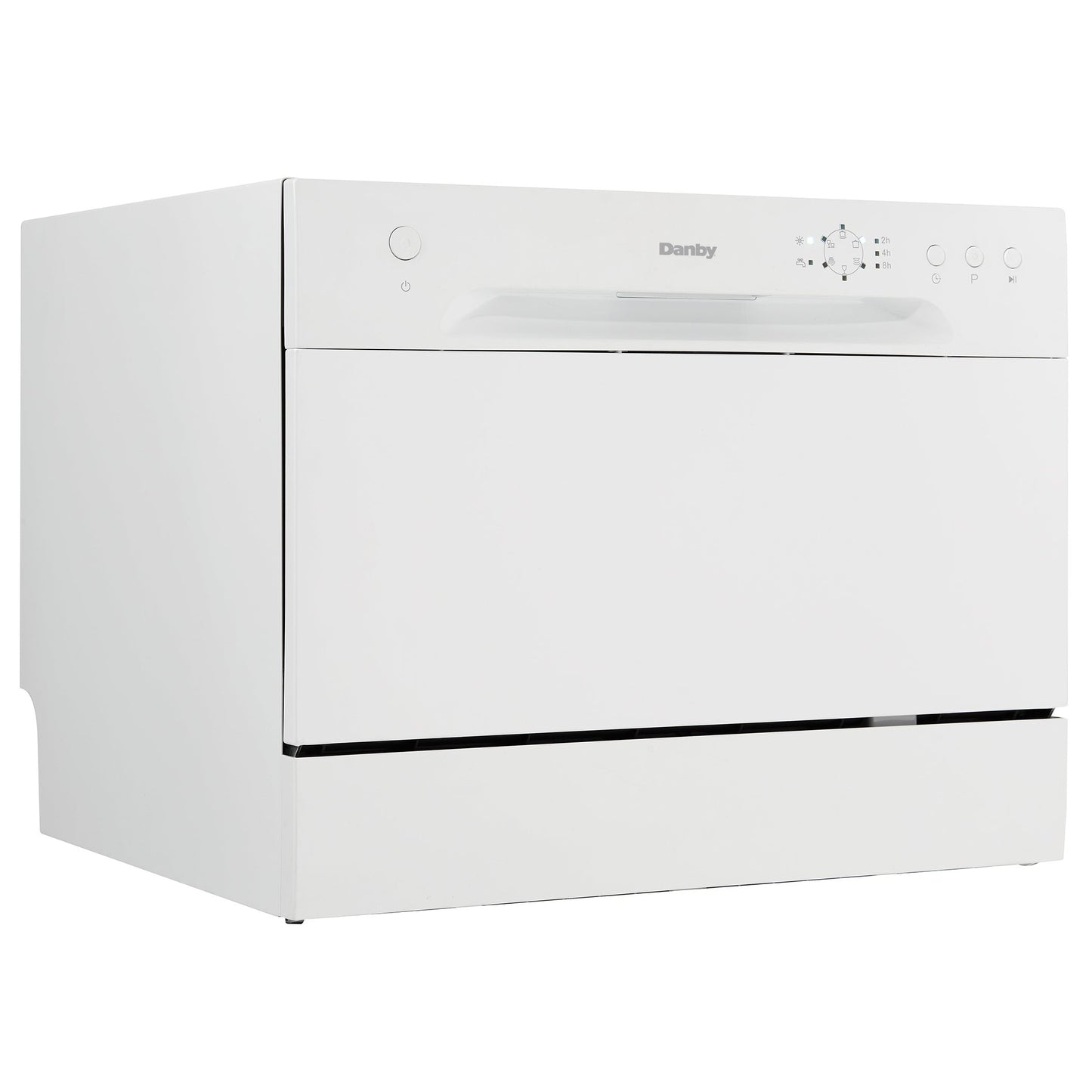 Danby 22" White 6-Place Setting Portable Countertop Dishwasher - DDW621WDB