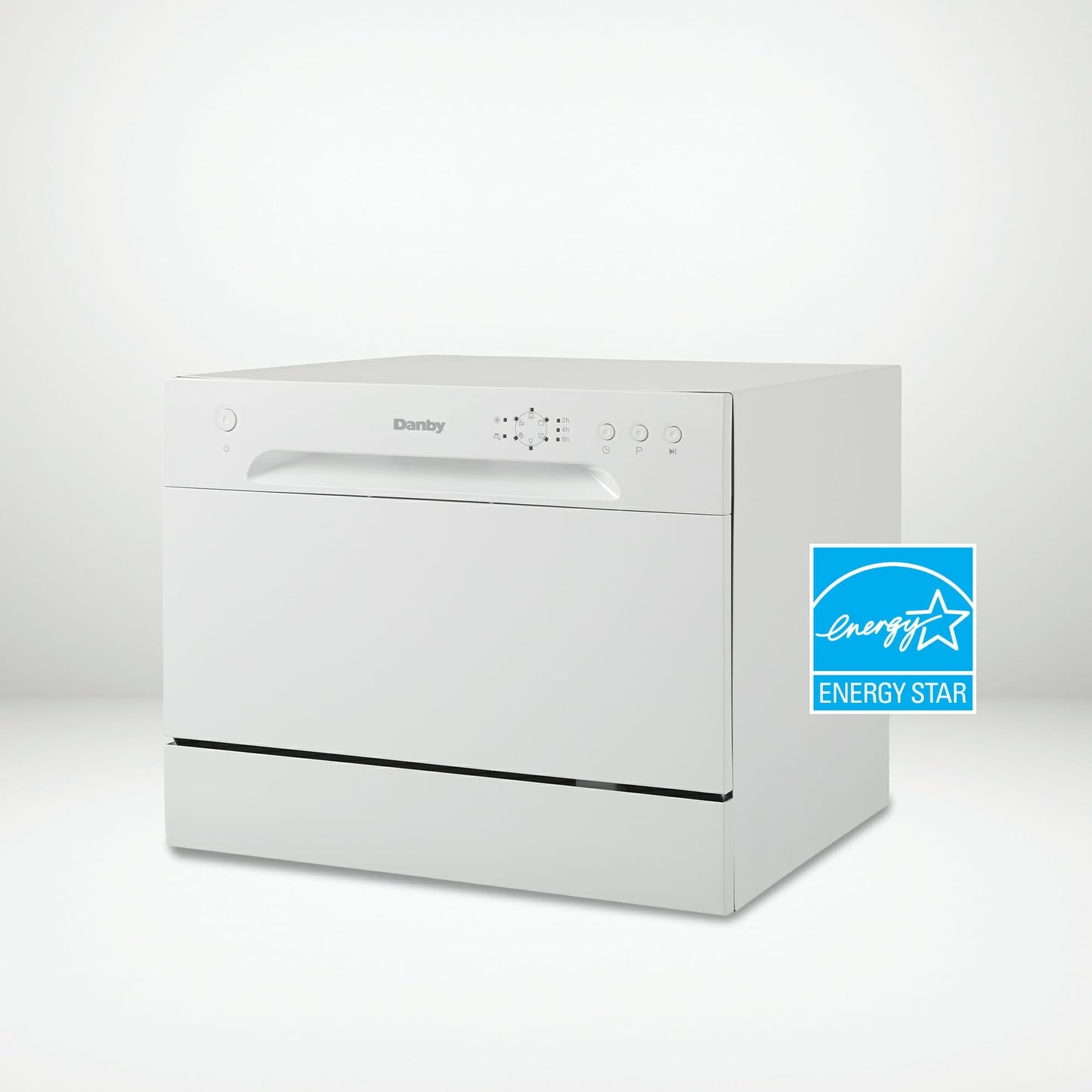 Danby 22" White 6-Place Setting Portable Countertop Dishwasher - DDW621WDB