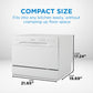 Danby 22" White 6-Place Setting Portable Countertop Dishwasher - DDW621WDB