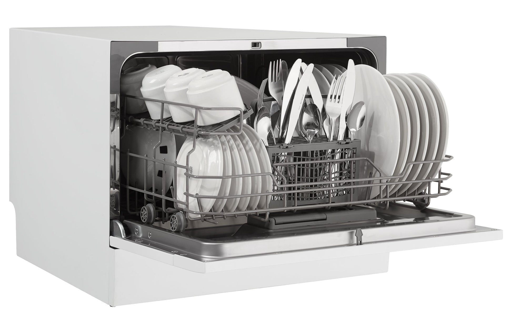 Danby 22 White 6-Place Setting Portable Countertop Dishwasher - DDW62 –  Kitchen Oasis