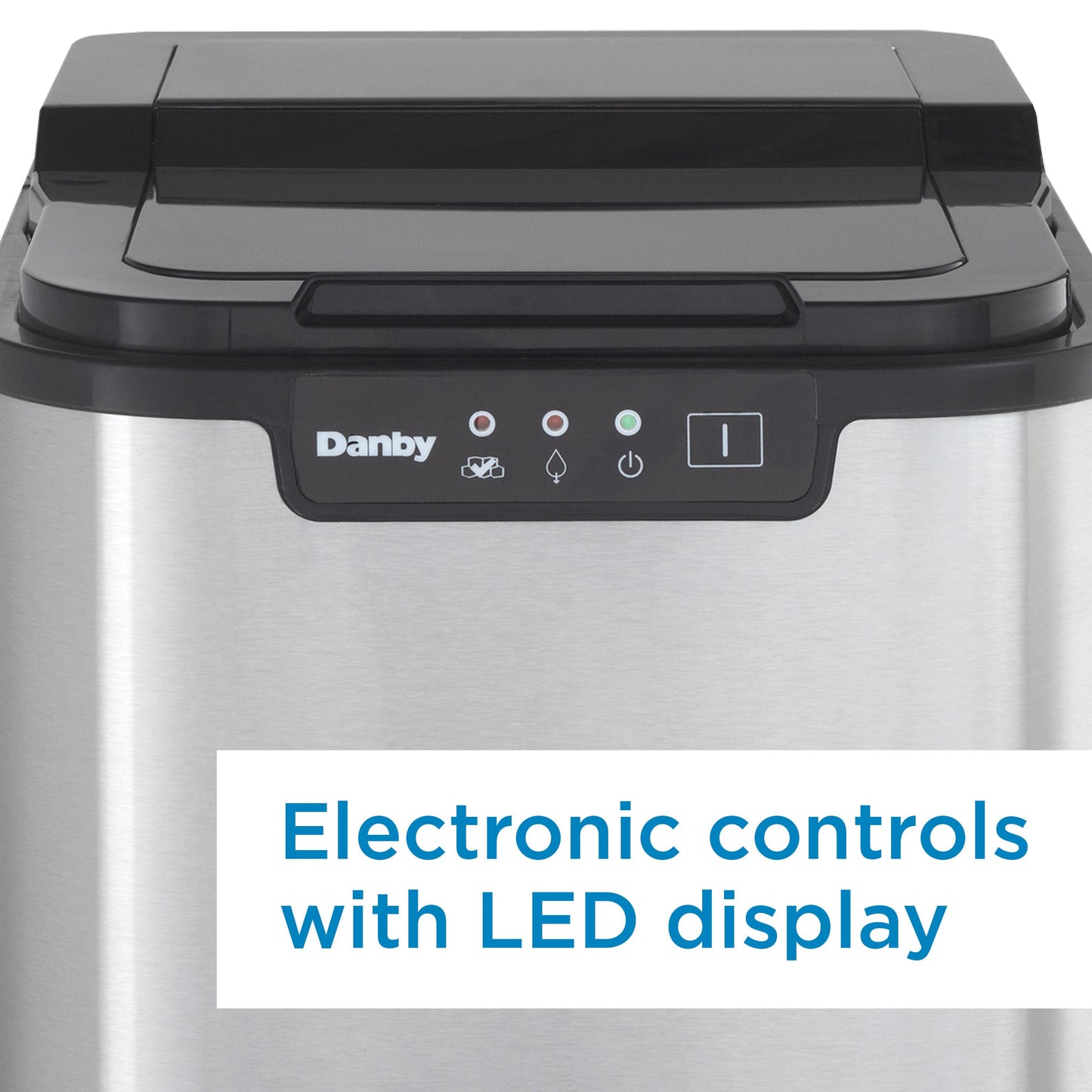 Danby 25lb Stainless Steel Countertop Ice Maker - DIM2500RDB