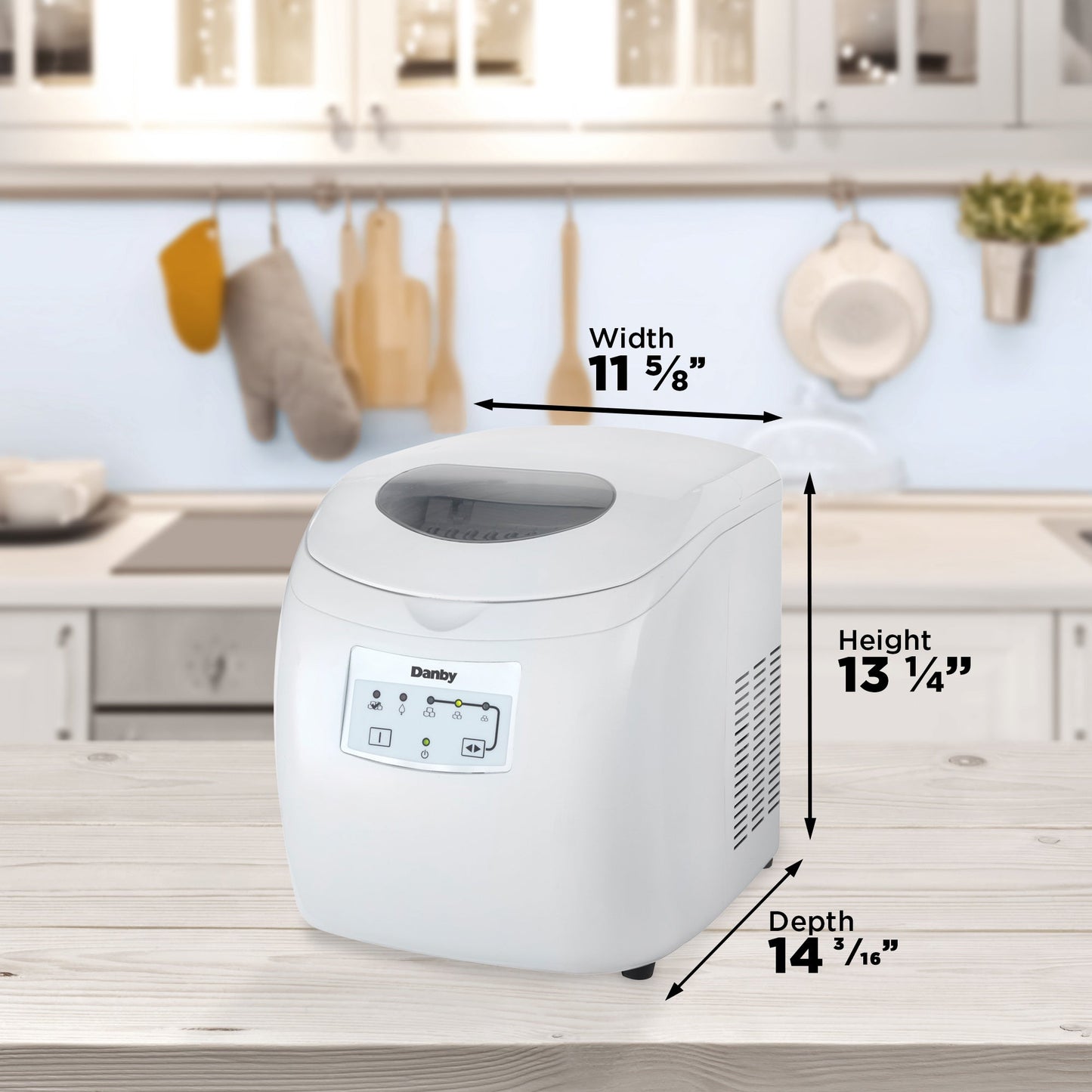 Danby 25lb White Countertop Ice Maker - DIM2500WDB
