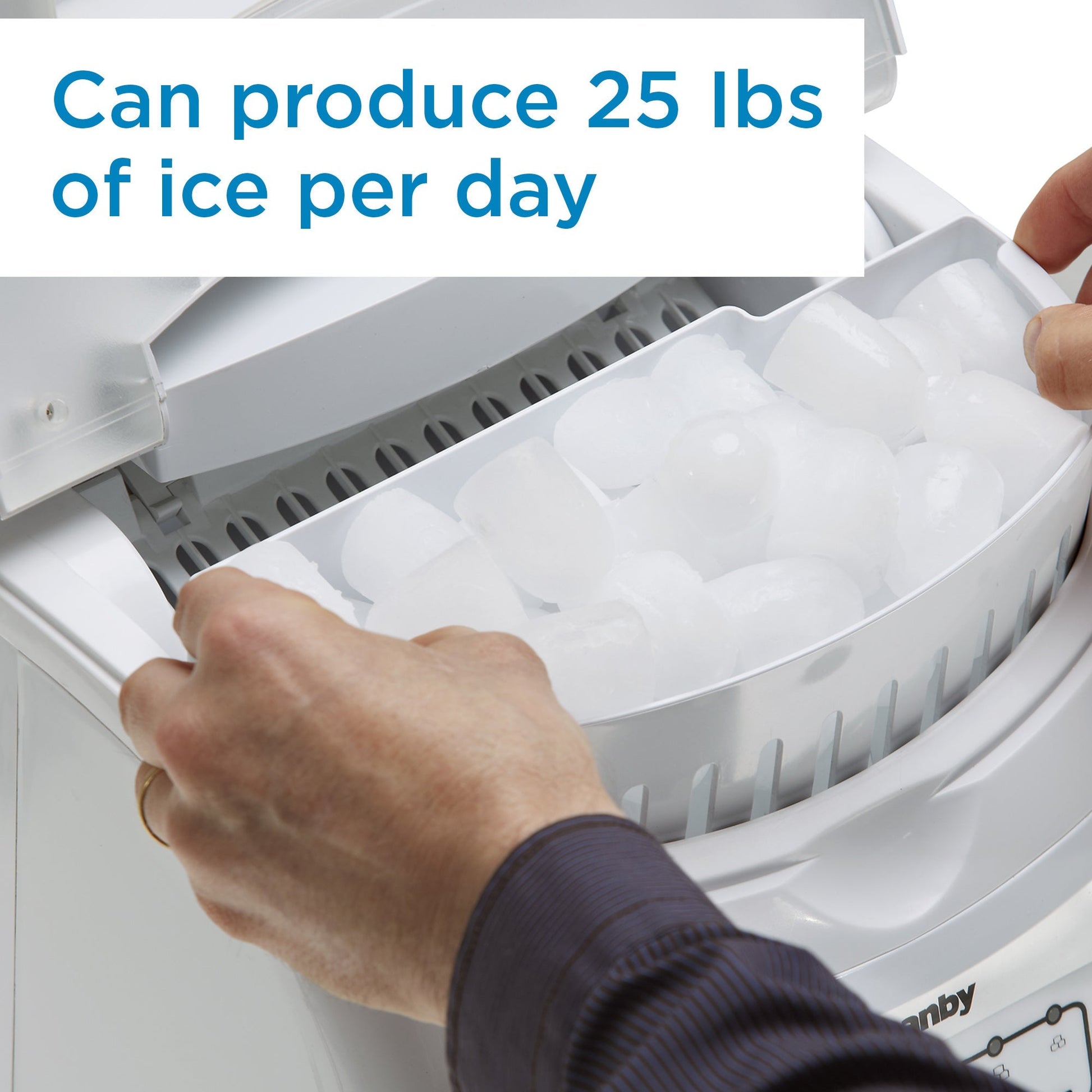 Danby 25lb White Countertop Ice Maker - DIM2500WDB