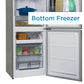 Danby 283L Stainless Steel Compact Bottom Mount Fridge - DBMF100B1SLDB