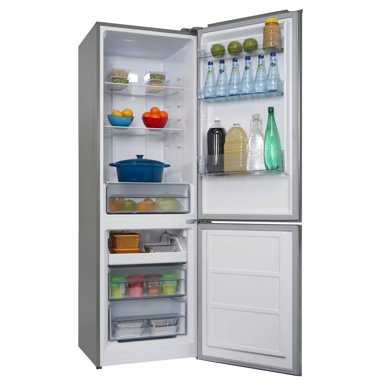 Danby 283L Stainless Steel Compact Bottom Mount Fridge - DBMF100B1SLDB