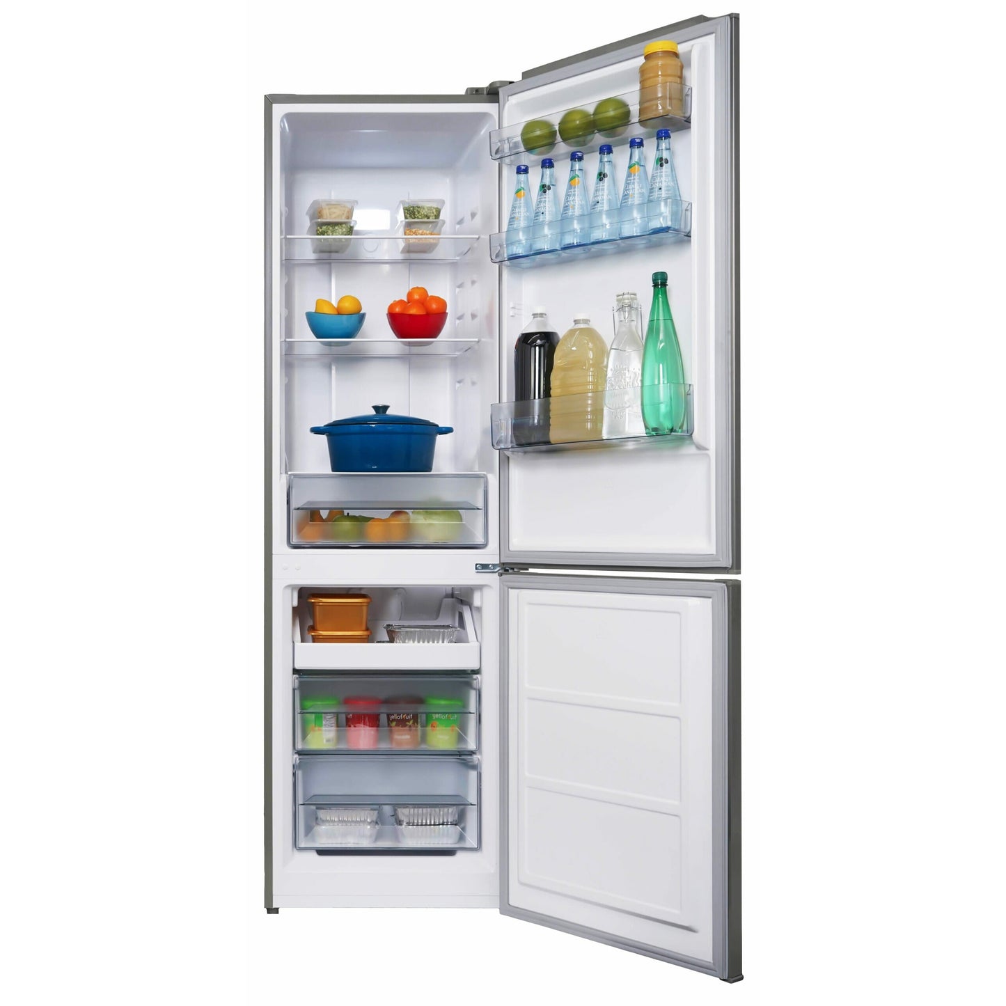 Danby 283L Stainless Steel Compact Bottom Mount Fridge - DBMF100B1SLDB