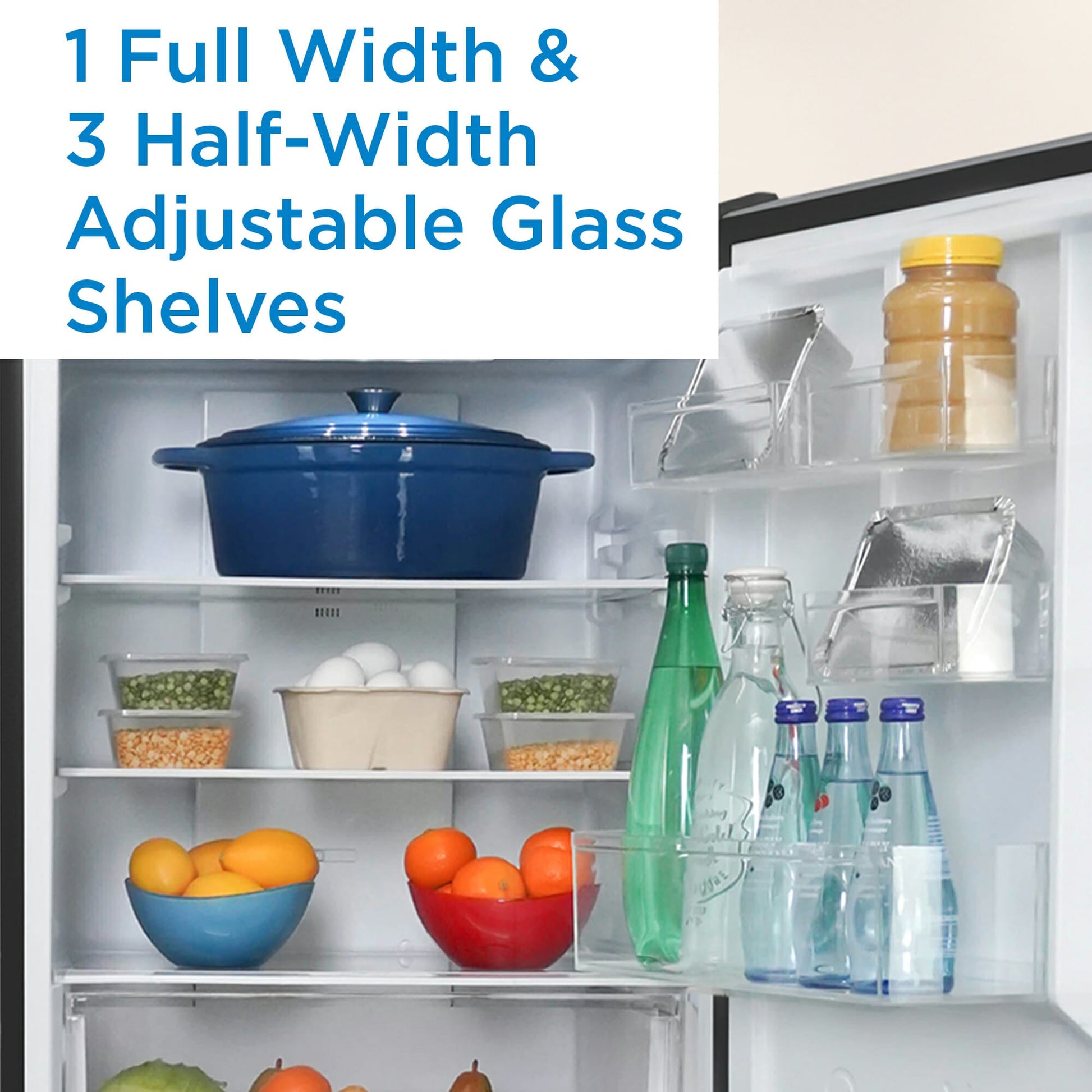 Danby 283L Stainless Steel Compact Bottom Mount Fridge - DBMF100C1SLDB
