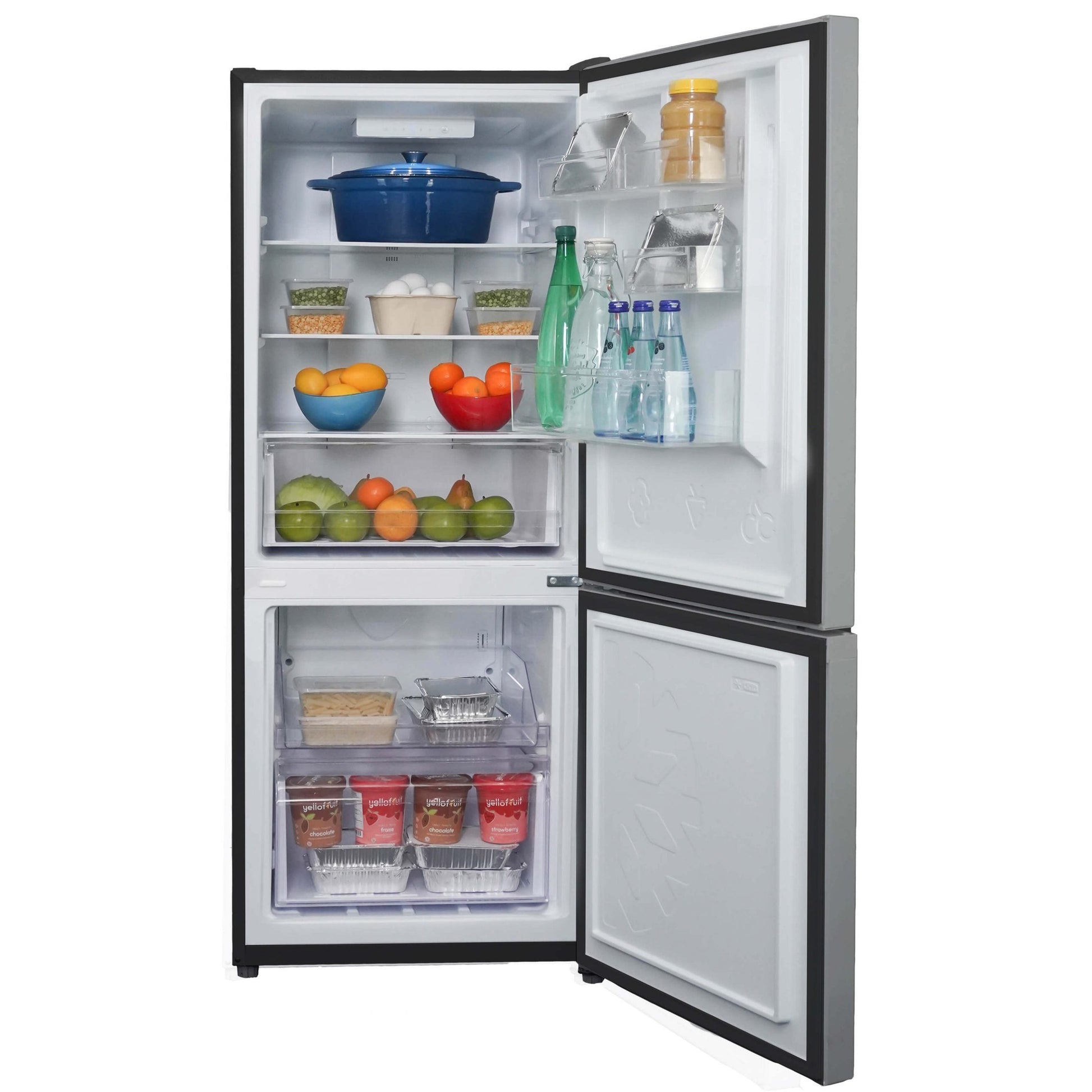Danby 283L Stainless Steel Compact Bottom Mount Fridge - DBMF100C1SLDB