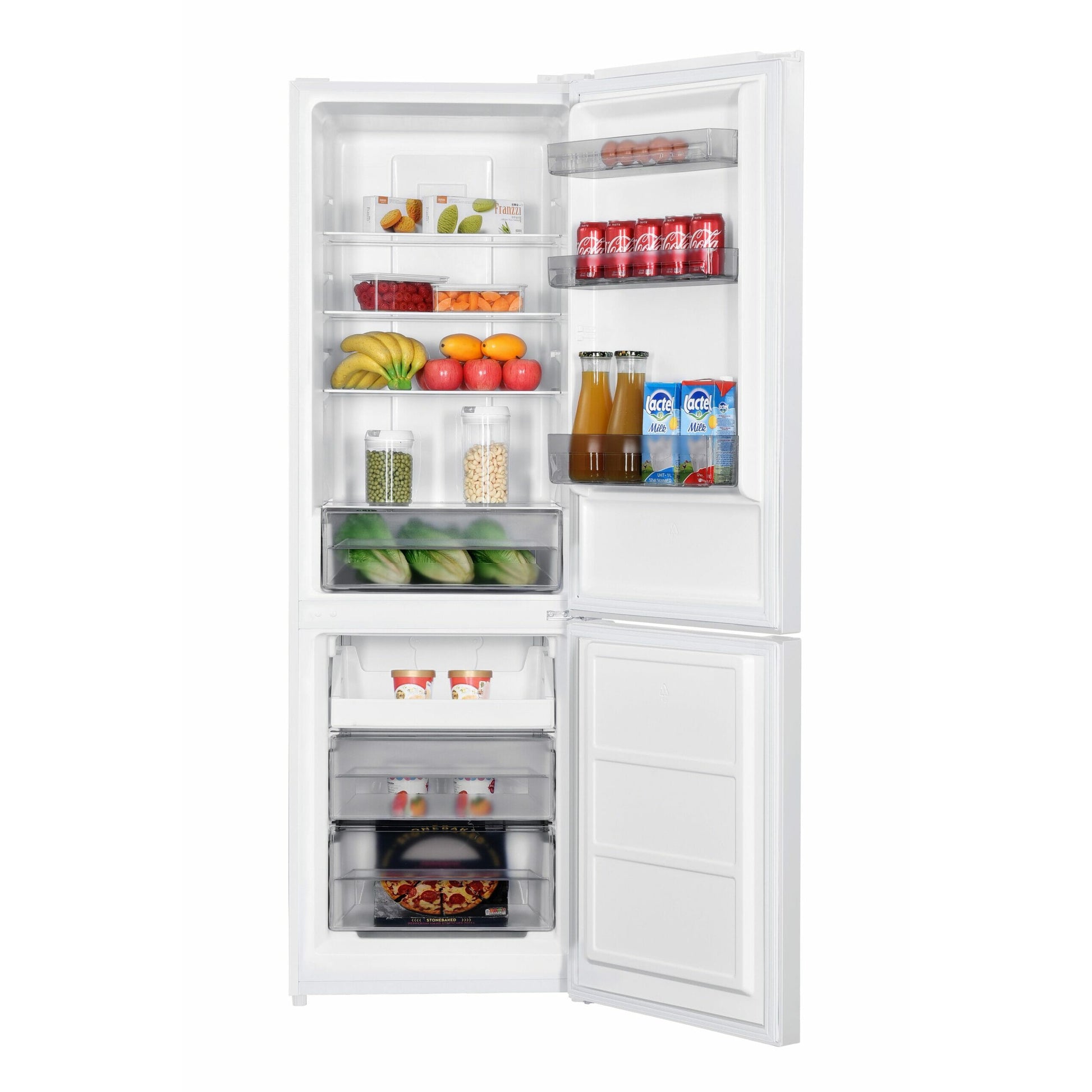 Danby 283L White Compact Bottom Mount Fridge - DBMF100B1WDB
