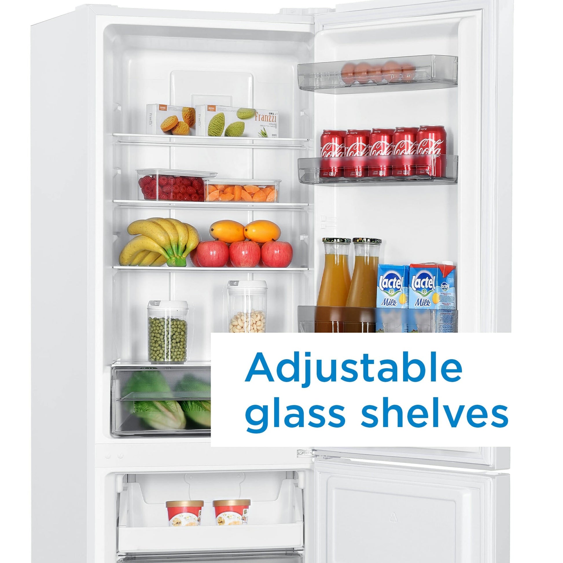 Danby 283L White Compact Bottom Mount Fridge - DBMF100B1WDB
