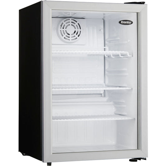 Danby 3 CuFt. Platinum Commercial Rated Compact Glass Door Fridge - DAG026A1BDB