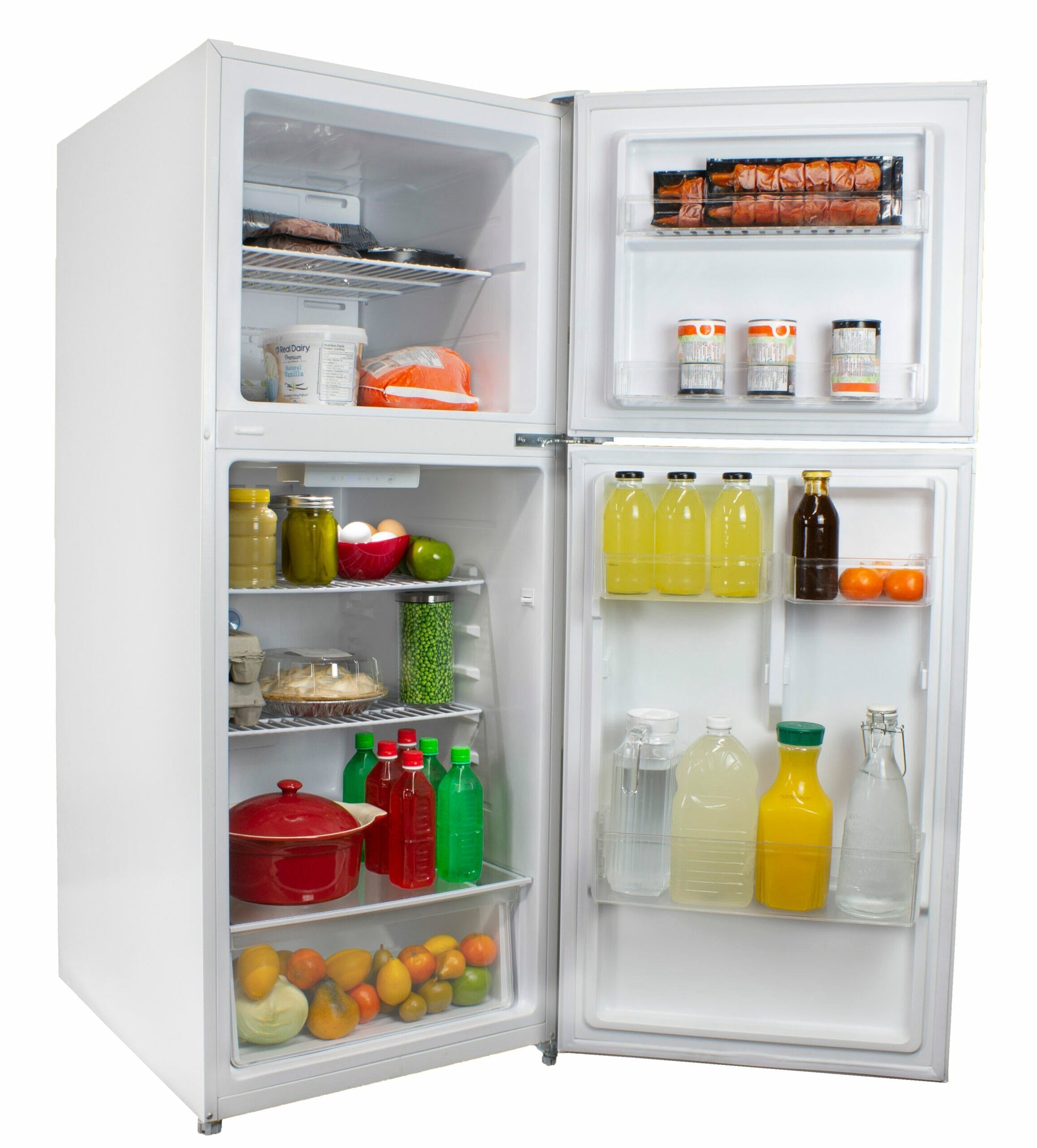 Danby 342L White Apartment Size Top Mount Fridge - DFF121C1WDBR