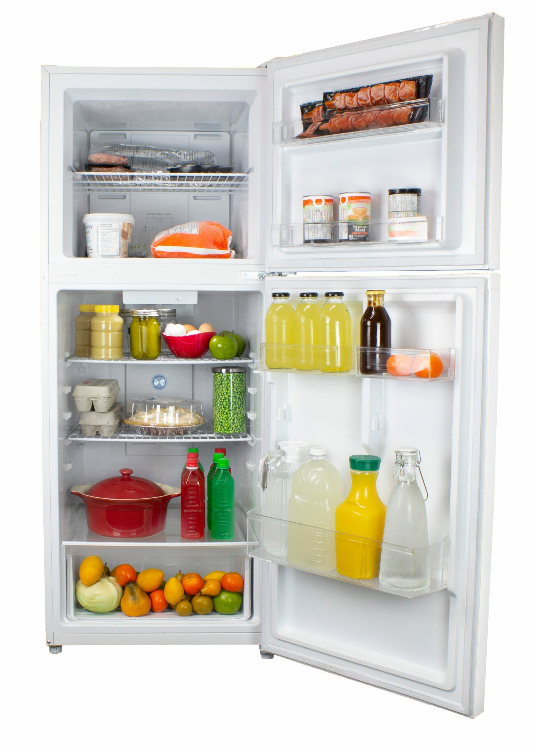 Danby 342L White Apartment Size Top Mount Fridge - DFF121C1WDBR